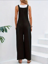 Load image into Gallery viewer, Sleeveless Long Length Jumpsuit, Casual Baggy Jumpsuit With Pockets, Women&#39;s Clothing