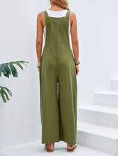 Load image into Gallery viewer, Sleeveless Long Length Jumpsuit, Casual Baggy Jumpsuit With Pockets, Women&#39;s Clothing