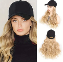 Load image into Gallery viewer, Baseball Cap Wig 20 Inch Realistic Hair