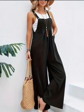 Load image into Gallery viewer, Sleeveless Long Length Jumpsuit, Casual Baggy Jumpsuit With Pockets, Women&#39;s Clothing