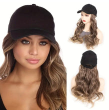 Load image into Gallery viewer, Baseball Cap Wig 20 Inch Realistic Hair