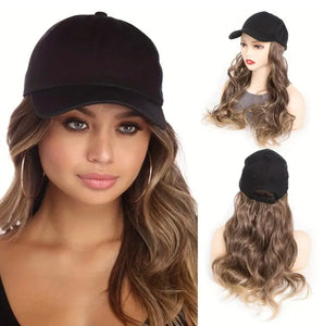 Baseball Cap Wig 20 Inch Realistic Hair