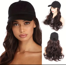 Load image into Gallery viewer, Baseball Cap Wig 20 Inch Realistic Hair