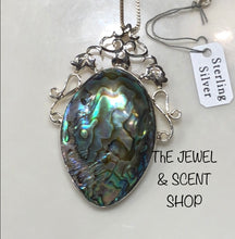 Load image into Gallery viewer, Necklace Abalone Shell 925 Sterling Silver