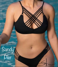 Load image into Gallery viewer, Sexy 2 Piece Black Bikini Top-L Bottom-S 🌺